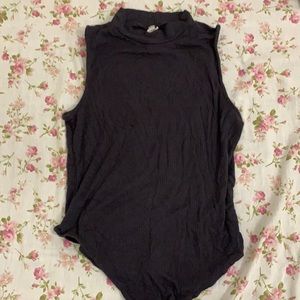 Basic navy blue body suit